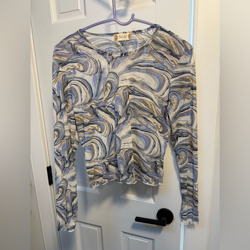 Altar’D State Sheer Blouse, Large